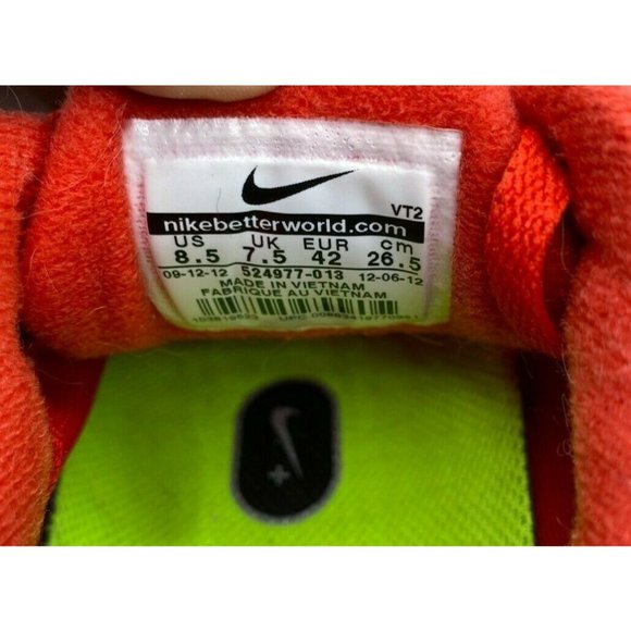 NIKE LUNARGLIDE+4 RUNNING GREY RED PURPLE 524977-013 MENS US 8.5 SIZE - Picture 7 of 9